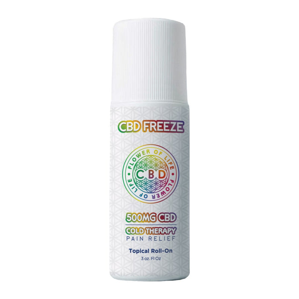 CBD Freeze Roll-On 500mg | Cold Therapy Pain Relief | FOLCBD