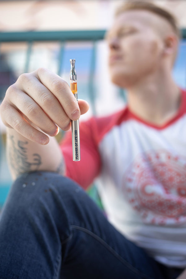 250mg Full Spectrum Vape Cartridge Case + POP Flower of Life CBD