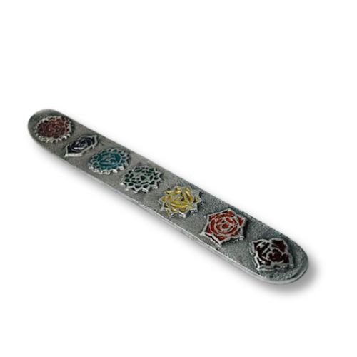 Seven Chakra Metal Incense Burner