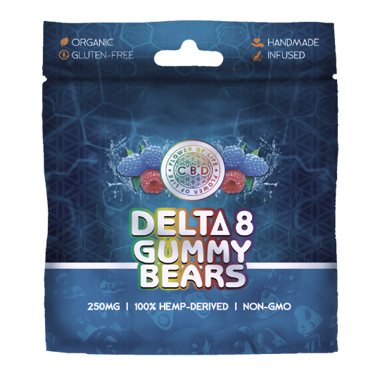 3 PACK - 250mg Delta 8 Gummy Bears