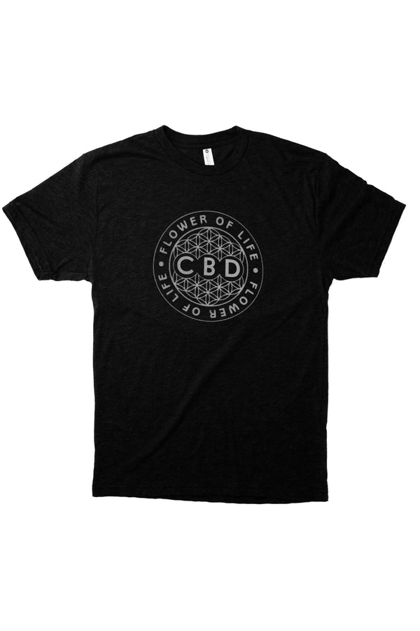 Buy Men's Black Tee Online For Sale | Flower Of Life CBD - Flower of ...