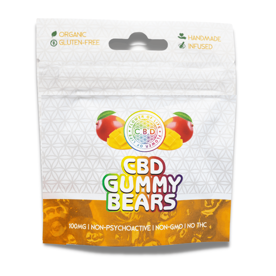 4 Packs of 100mg CBD Gummy Bears